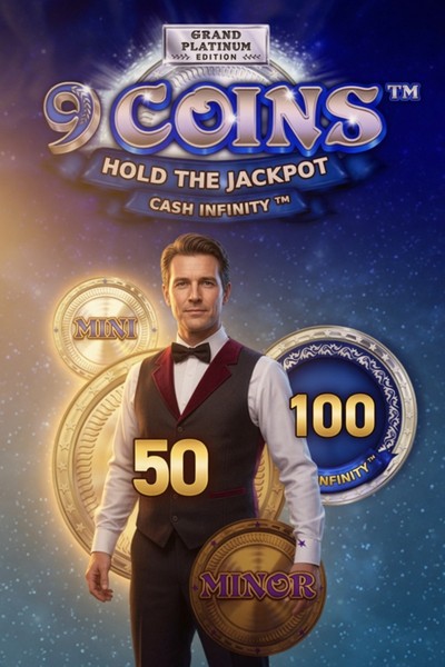 Okładka slotu 9 Coins Grand Platinum Edition w lobby Casinova Casino